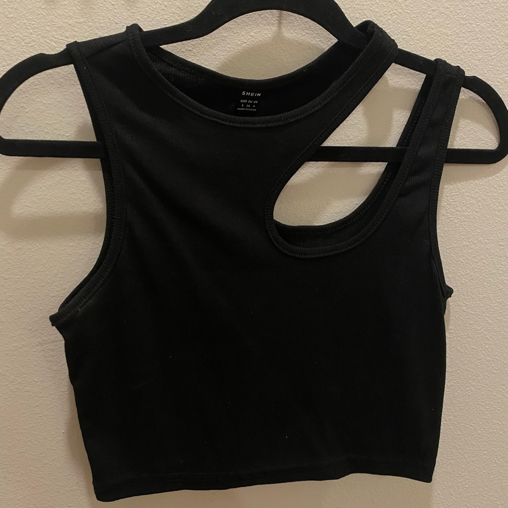 Black Crop Top